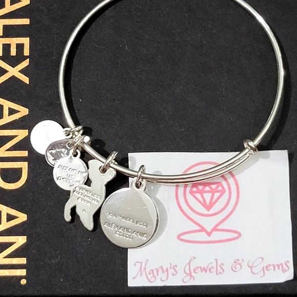 Alex and Ani Harry Potter Expecto Patronum Duo Charm Bangle - Picture 4 of 5